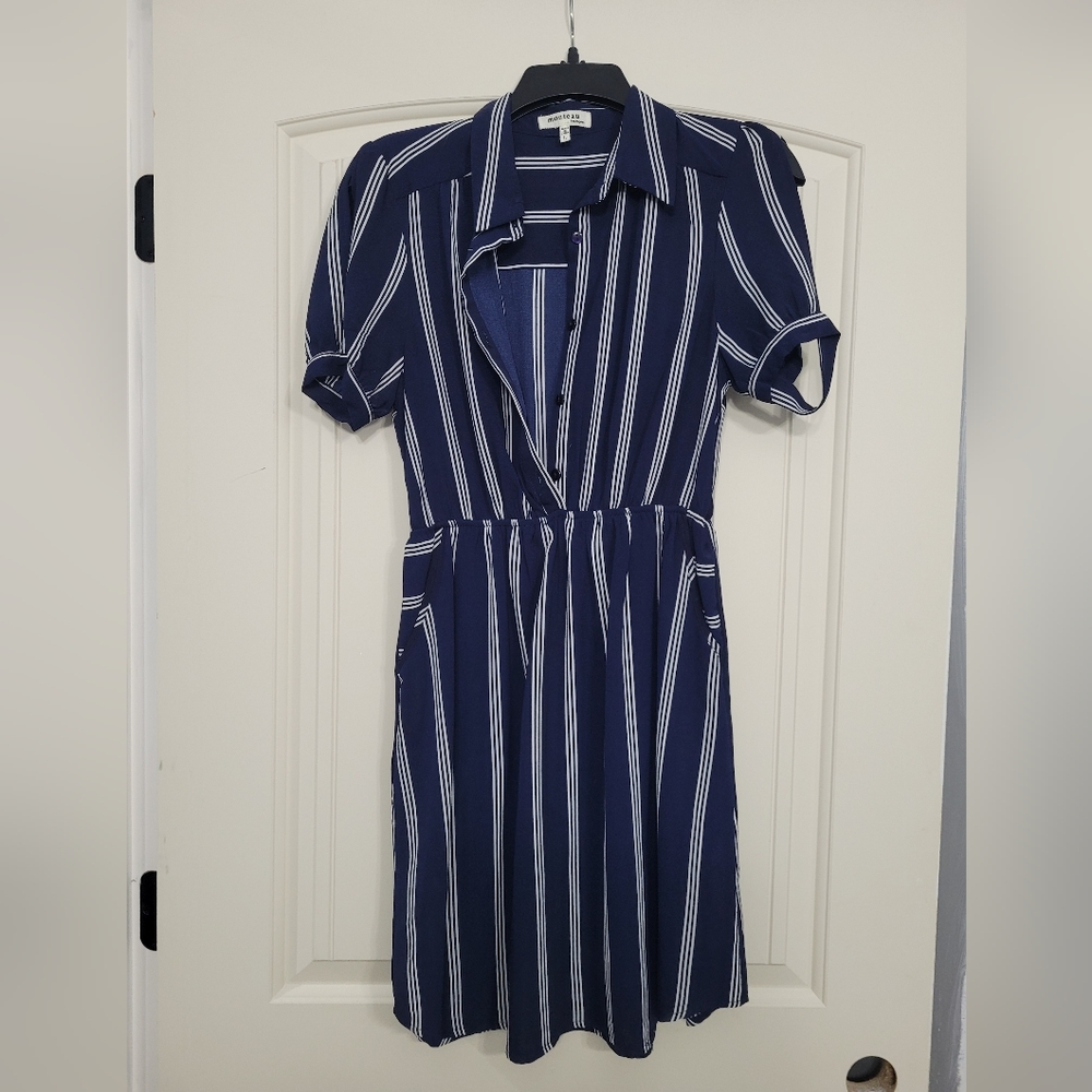 Women's blue dress